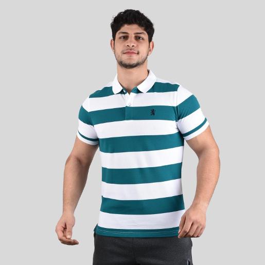 Men's Stripe Polo