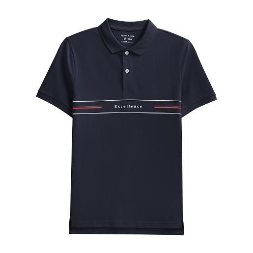 Men's Bold Badge Polo