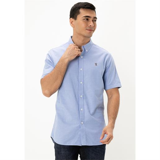 Men's Lion Oxford Short Sleeve Shirt