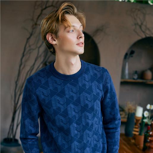 Men's Jacquard Pullover