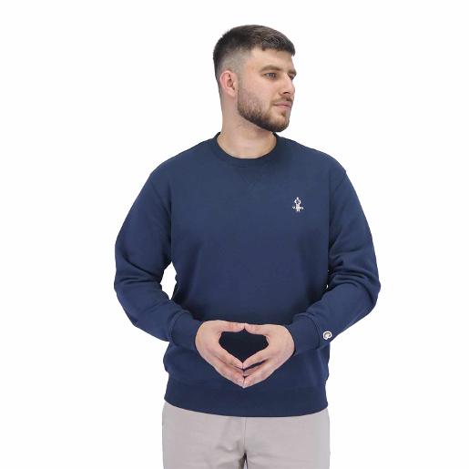 Men's Classic French Terry Crew Neck Sweat Shirt