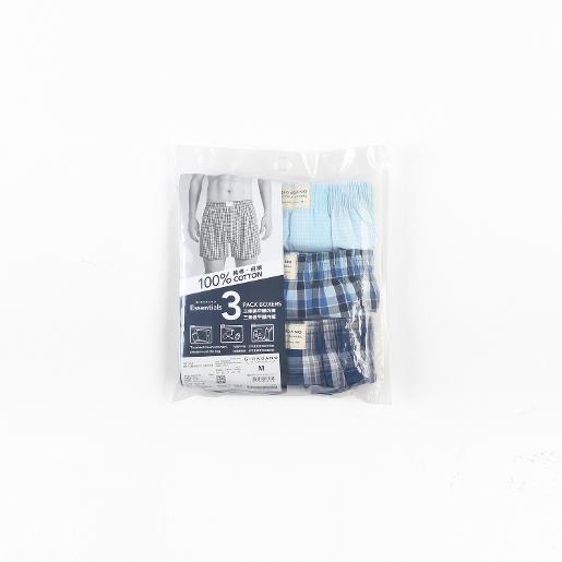 Plaid Contrast Boxers (3-packs)