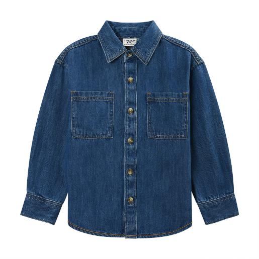 Junior Cotton Denim Shirt