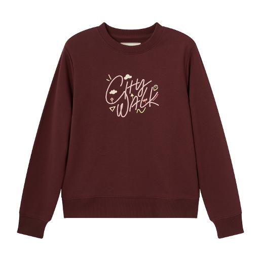 Women's Cottton Jersey Crew Neck Sweat Shirt