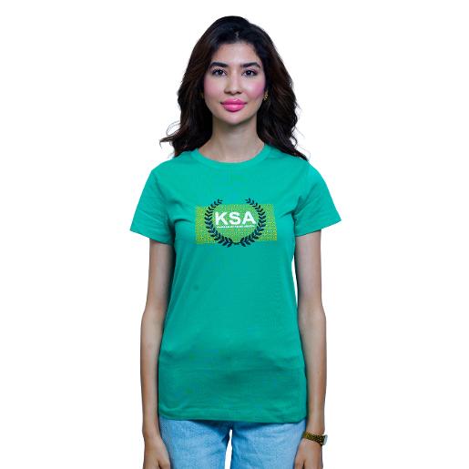 Women Saudi National Day Print Tee Women Saudi National Day Print Tee