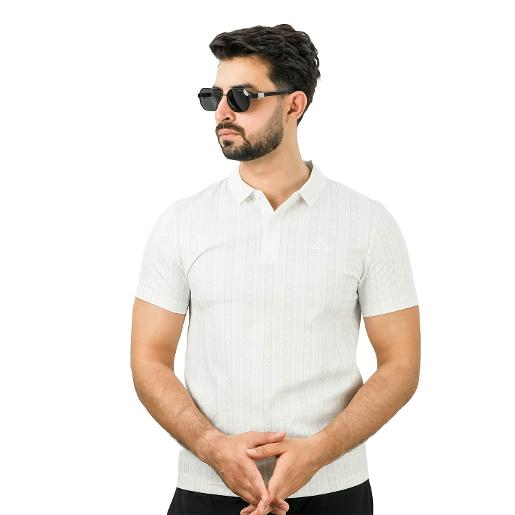Men's Short Sleeve Slim Print Polo Men's Short Sleeve Slim Print Polo