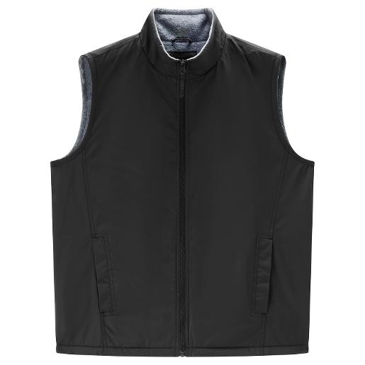 Men's Polyester Plain Weave Full Opening Sleeveless Jacket Men's Polyester Plain Weave Full Opening Sleeveless Jacket